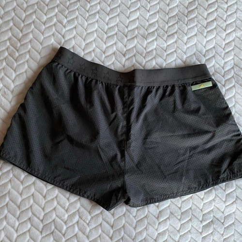Adidas women's sports shorts used, size M, olive color