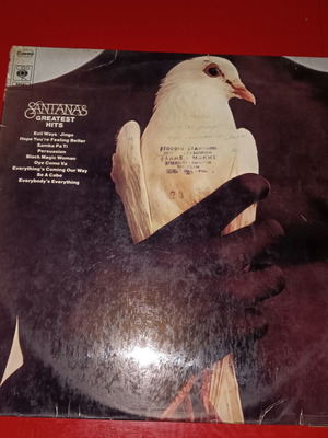 Santana Greatest Hits LP used, rock