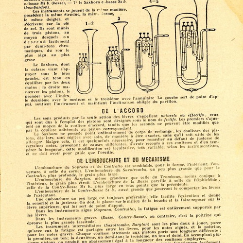 Trumpet method used from 1890 by P. Clodomir, complete booklet