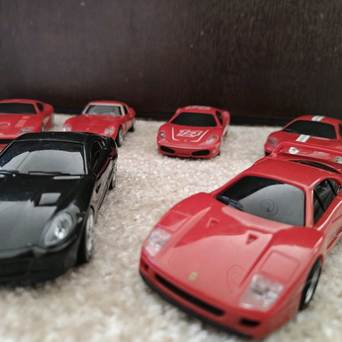 Ferrari toy car collection used, pack of 8 pieces