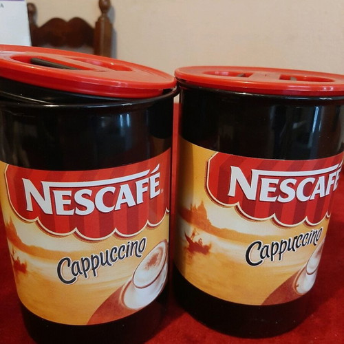 Винтидж буркани Nescafe cappuccino като нови