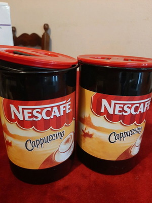 Винтидж буркани Nescafe cappuccino като нови