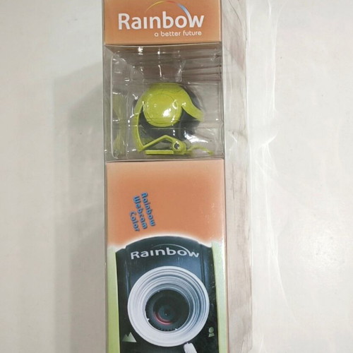Rainbow Lime Green Webcam new for PC