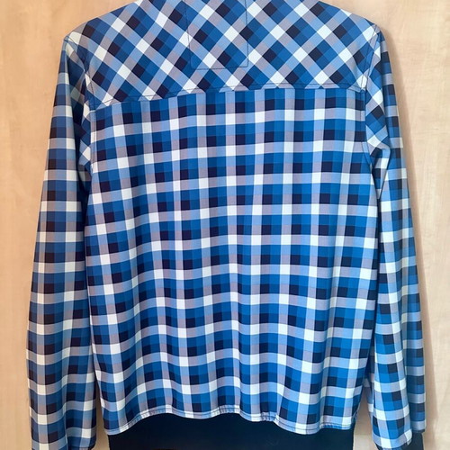 Men's checked jacket with fleece lining like new