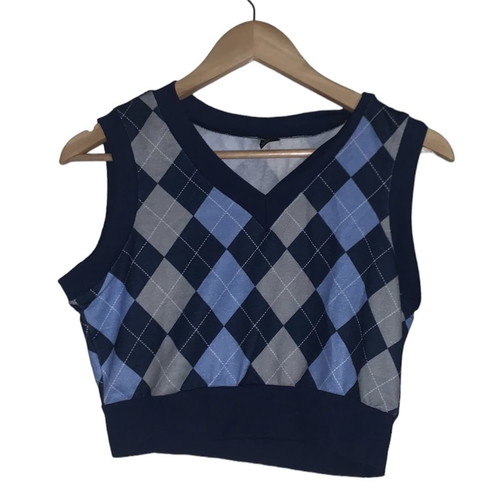 Wool cardigan vest new, size M