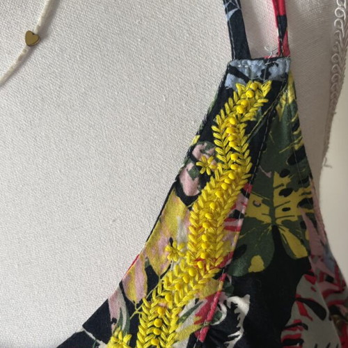 H&M multicolor tank top blouse, size M