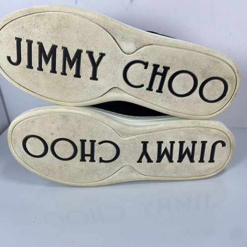 Jimmy Choo Rome leather sneakers like new, size 37, black