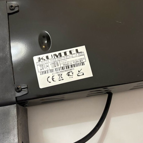 Kumtel heater like new, small halogen element