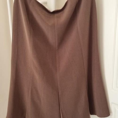 Skirt with lining brown like new