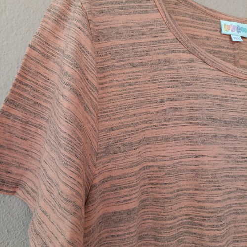 LuLaRoe Carly Heathered Midi Dress, plus size