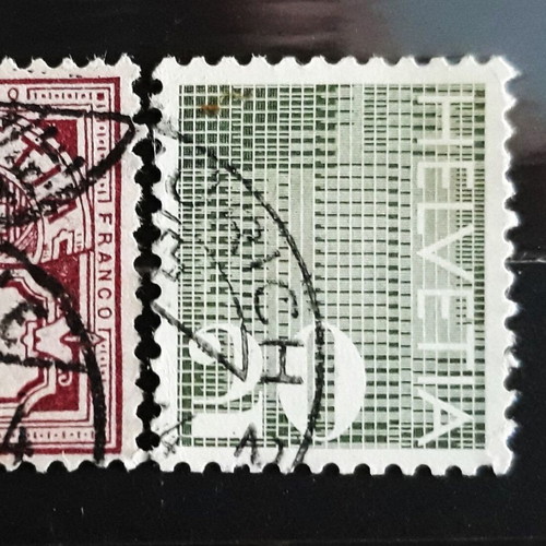 Γραμματόσημα Ελβετίας 1882 & 1970, Numeral, σαν καινούργια
