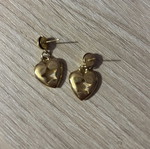Gold Heart-Shaped Earring like new