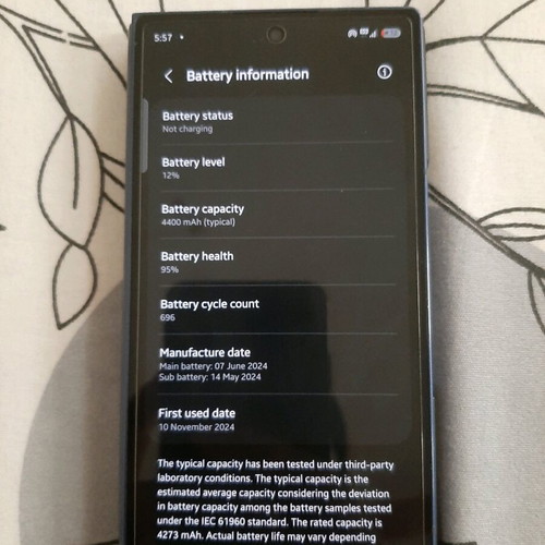 Samsung Galaxy Fold 6 like new, blue, 12/256GB, dual SIM