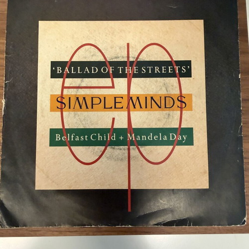 Simple Minds Belfast Child 45rpm single used