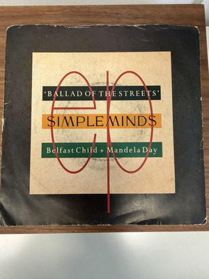 Simple Minds Belfast Child 45rpm single used