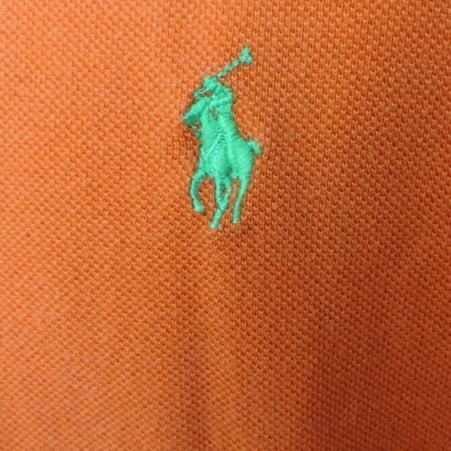 Polo Ralph Lauren Orange Custom Fit Short Sleeve Polo Shirt XL