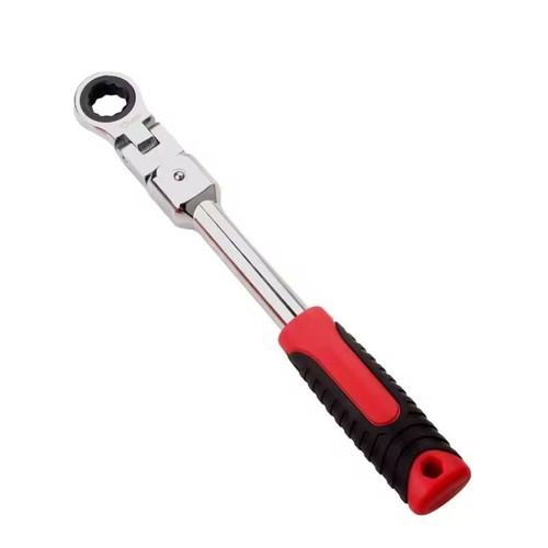 Set of folding polygonal wrenches with ratchet and screwdriver 8pcs new