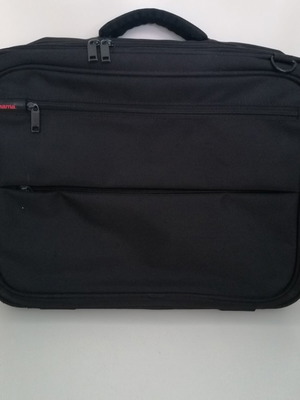 Hama laptop bag like new, black, durable synthetic fabric