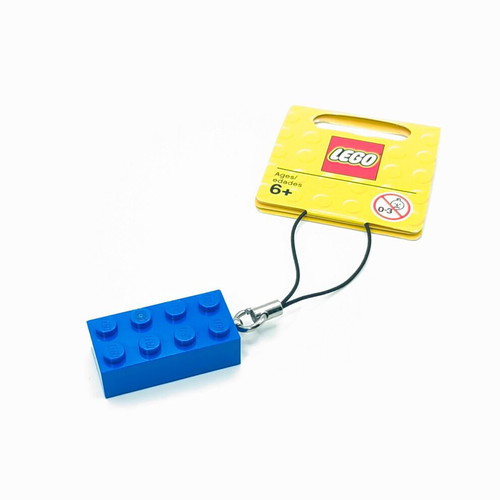LEGO Strap Blue 2x4 Brick Keychain Set 853250
