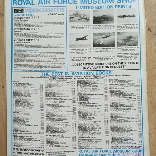Aeroplane Monthly magazine like new, March 1985