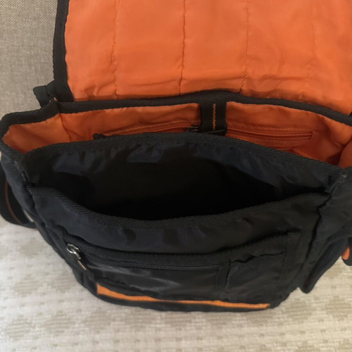 Camel Active crossbody bag used, A4 size, black
