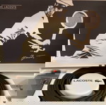  Lacoste ανδρικό gift set με δερμάτινη ζώνη και δυο αγκράφες