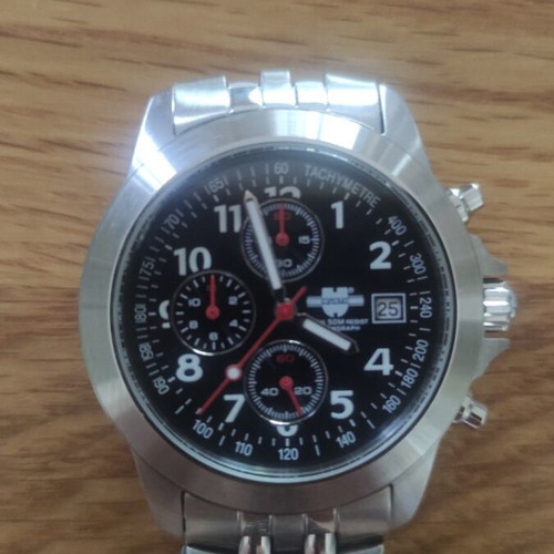 Wurth watch new, silver color