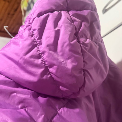 Puffer jacket with hood Levure purple like new