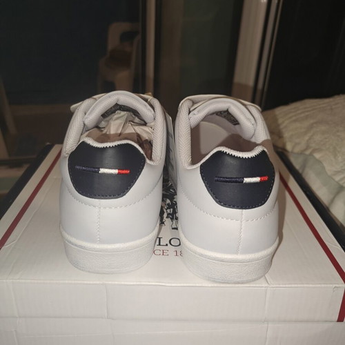 U.S. Polo Assn. Unisex White Athletic Shoes New