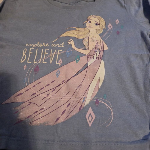 Frozen Disney pajama used, size 104, turquoise