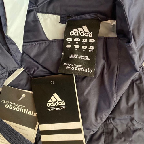 Adidas Performance Essentials Marathon Windbreaker Jacket New