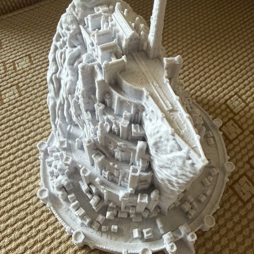 Minas Tirith model from The Lord of the Rings