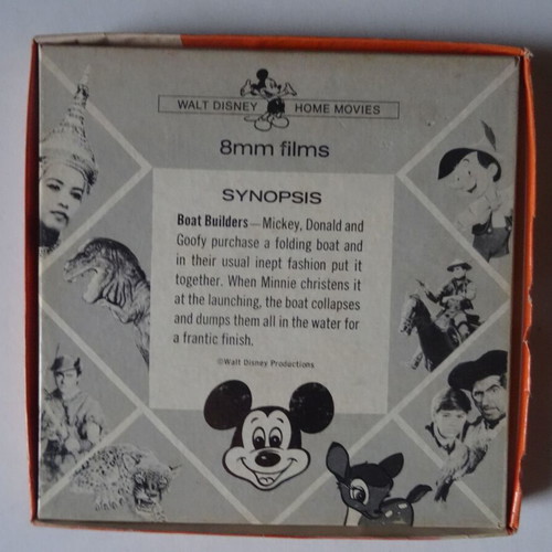 Disney Super 8mm Silent Cartoon Films Pack of 2, like new