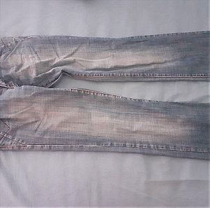 Small Τζιν παντελόνι σε γκρι χρώμα, με διακοσμητικές τσέπες