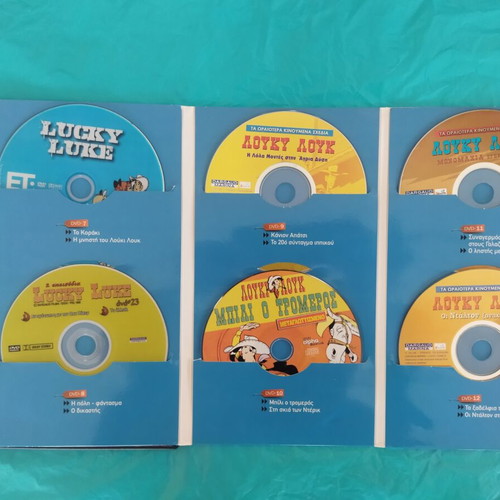 Lucky Luke DVD set used, dubbed animated cartoons
