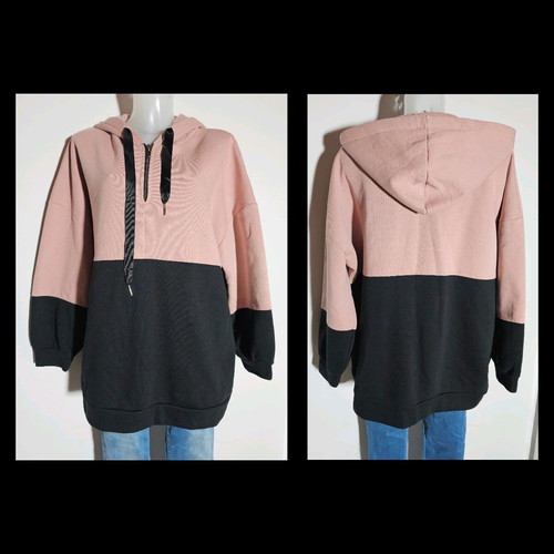 Hooded sweater like new, very soft, size M