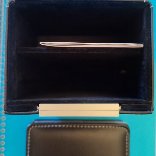 Leather pencil holder and card holder gift set new