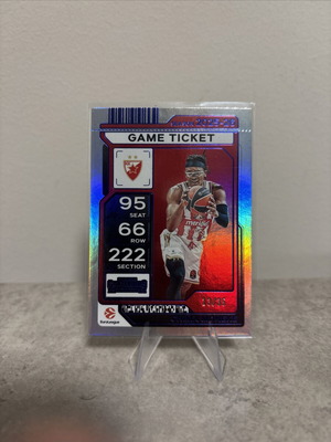 2025-26 Panini Contenders EuroLeague Game Ticket #26 Chima Moneke new