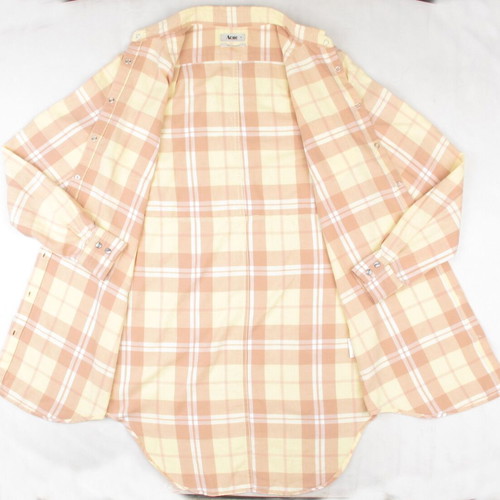 Acne Pop Classics women's shirt dress used, size 38, colorful check