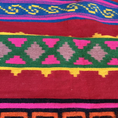Handmade Loom Blanket like new 1.80x2.40
