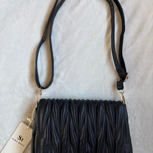 Bag new black with detachable strap