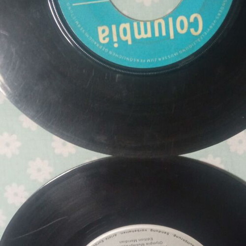 Vinyl records used, pack of 28, German and English