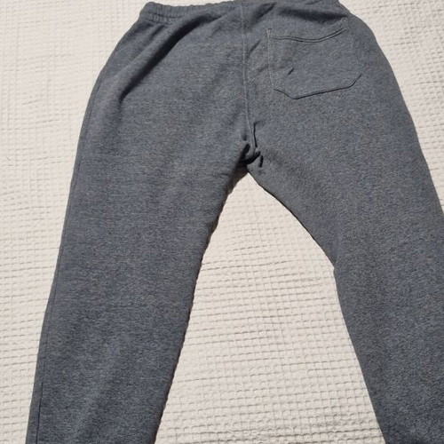 H&M sweatpants size L used, gray and blue