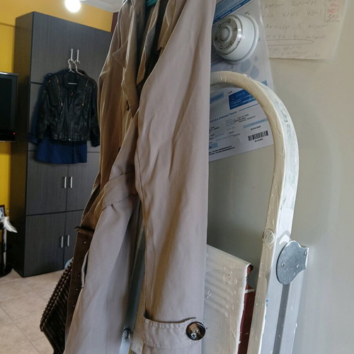 Women's cotton trench coat "Harpia" like new, beige, size XXXL