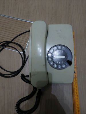 Antique telephone used with OTE logo, Siemens