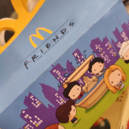 Friends McDonalds Chandler & Joey figures new, pack