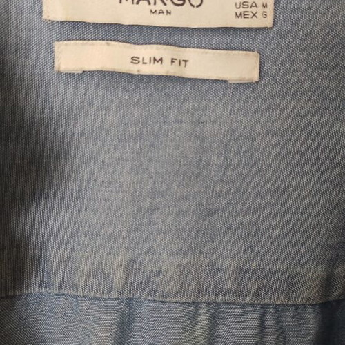 Mango blue shirt, size L