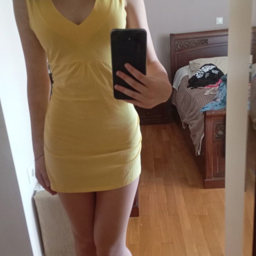 Yellow summer dress like new