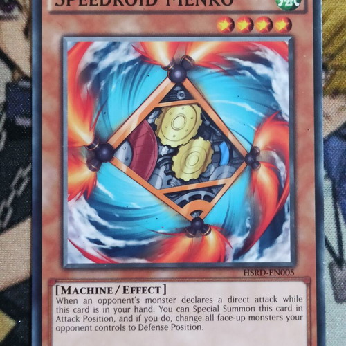 Speedroid Menko κάρτα εφέ Yu-Gi-Oh!