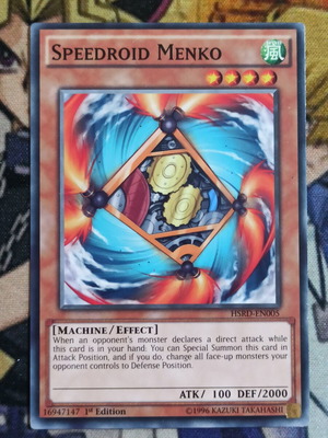 Speedroid Menko κάρτα εφέ Yu-Gi-Oh!